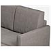 Divano Karay 3 Posti (tre Sedute Da 60cm) + Pouf Misure Esterne L. 198 P. 155 Colore Grigio - Foto miniatura 2