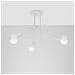 Lampadario Loop 3 Bianco Sl. 1431 - Industriale Lampade Da Soffitto Bianco 35x45x45 Cm - Foto miniatura 7