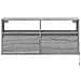 Mobile TV a Parete con Luci LED Grigio Sonoma 100x31x45 cm - Foto miniatura 9