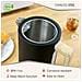 Skt1167blk Nordic Tostapane A Fessura Larga A 2 Fette+ Bollitore Elettrico 1,7l Senza Bpa 2200w Nero - Foto miniatura 4