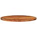 Piano Tavolo 110x40x3,8 Cm Ovale In Legno Massello Di Acacia - Foto miniatura 3