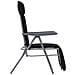 Sedie Da Giardino Pieghevoli Con Cuscino 2 Pz Nere - Foto miniatura 5