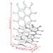 Lusso Casadino -  Portabottiglie Da Tavola In Alluminio Per 15 Bottiglie Argento - Foto miniatura 4