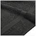 Asciugamano Con Ospite Spugnissima Minorca In Cotone Colore Nero Misura Standard - Foto miniatura 3