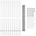 Posti per Recinzione  22 pcs U-Channel 160 cm Acciaio Galvanizzato, Recinzione Esagonale  1.6x25 m Acciaio Galvanizzato - Foto miniatura 5