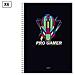 Pack 6 Unita' Quaderno Ad Anelli Fº 80 Pagine 90 G/m² Design Pro Gamer - Foto miniatura 1