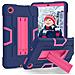 Custodia Per Samsung Galaxy Tab A 8.4” Antiurto Con Supporto Rosa - Foto miniatura 1