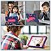 Custodia Per Samsung Galaxy Tab A 8.4” Antiurto Con Supporto Rosa - Foto miniatura 2
