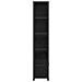 Libreria Rovere nero 80 x 30 x 155.5 cm Legno multistrato - Foto miniatura 7