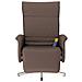 Poltrona Reclinabile Massaggio Poggiapiedi Marrone Similpelle - Foto miniatura 3