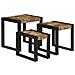 Tavoli da annidamento 3 pcs Legno massello di recupero - Foto miniatura 1