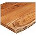 Piano Bagno 100x60x3,8 cm Rettangolare Legno Massello di Acacia - Foto miniatura 7