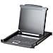 CL1000M console a rack 43,2 cm (17") 1280 x 1024 Pixel Metallo, Plastica Nero 1U - Foto miniatura 1