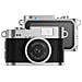 Mini Fotocamera Retrò Con Torcia: Video Hd 1080p, Portachiavi Portatile Black - Foto miniatura 1