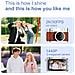 Mini Fotocamera Retrò Con Torcia: Video Hd 1080p, Portachiavi Portatile Black - Foto miniatura 4