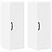 Pensile cucina 2 pcs Bianco 30 x 31 x 80 cm Legno multistrato - Foto miniatura 1