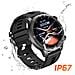 Smartwatch Sport Bluetooth Impermeabile Ip67 Con Monitoraggio Della Salute, Nero - Foto miniatura 4
