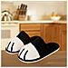 Pantofole Calde E Accoglienti Per La Casa Di Coppia - Calzature Unisex Antiscivolo Per Interni Black M - Foto miniatura 6
