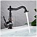 Rubinetto per lavabo da bagno, Blackswan, tipo M36, modello nero anticato, misura 21,3 cm - Foto miniatura 2