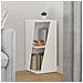 Mensola laterale Bianco 33 x 32 x 70,5 cm Legno multistrato - Foto miniatura 2