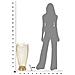 Portaombrelli Fashion In Ferro Dorato - Ø 28 X H 69 Cm - Foto miniatura 8