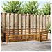 Set divani 5 pcs Naturale Legno di Acacia Massello - Foto miniatura 2