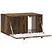 Mobile Porta TV da Muro 59,5 x 41 x 30 cm Rovere Fumo - Foto miniatura 3