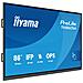 TN8605A-B1AG visualizzatore di messaggi Pannello piatto interattivo 2,17 m (85.6") 500 cd /m² 4K Ultra HD Nero Touch screen - Foto miniatura 1