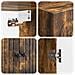 Set di armadi 2 pcs 66 x 34,5 x 90 cm Legno ingegnerizzato - Foto miniatura 7