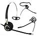 Biz 2400 II QD Mono NC 3 in 1 Monofonico Aggancio, Padiglione auricolare, Passanuca Nero, Argento cuffia e auricolare - Foto miniatura 5