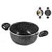 Casseruola 2 Maniglie Antiaderente Diametro 18 cm - Linea Stone - Foto miniatura 1