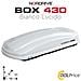 Box Da Tetto Baule Portatutto 430l Bianco Lucido Abs - Foto miniatura 1
