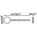 Applique Han Led Nero 01001 - Foto miniatura 2