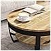 Tavolino da Caffè in Legno Massello Grezzo di Mango 65x32 cm - Foto miniatura 2