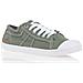 The Time Of The Cherries Sneackers Sportwear Basic 02 Canvas Green Khaki Donna - Foto miniatura 1