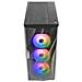 Case DF700 FLUX Tower ATX / Micro-ATX / Mini-ITX Colore Nero - Foto miniatura 3