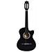 Chitarra Classica Cutaway Western con 6 Corde Nera 38"" - Foto miniatura 2