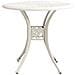 Tavolo da Giardino Bianco 78x78x72 cm in Alluminio Pressofuso - Foto miniatura 2