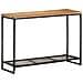 Tavolo Consolle 110x35x75 Cm In Legno Massello Di Acacia - Foto miniatura 4