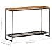 Tavolo Consolle 110x35x75 Cm In Legno Massello Di Acacia - Foto miniatura 8