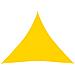 Parasole a Vela Oxford Triangolare 4x4x4 m Giallo - Foto miniatura 1