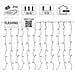 Tenda Luminosa Luci Natalizie 400 Led Bianco Caldo Ip-44 3 M Da Interno / esterno - Foto miniatura 5