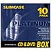 Platinum CD-R / DVD Boxes 10 pack, 12 cm, 12,1 kg - Foto miniatura 1