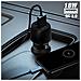 Caricatore Da Auto 20w Due Uscite Usb Qc 3.0 + Usb-c Power Delivery Nero - Foto miniatura 2