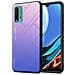 Custodia Compatibile Con Xiaomi Redmi 9t / Poco M3 In Rosa - Blu - Coperchio Protettivo Bicolore In Vetro Temperato E Silicone Tpu - Foto miniatura 1