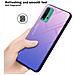 Custodia Compatibile Con Xiaomi Redmi 9t / Poco M3 In Rosa - Blu - Coperchio Protettivo Bicolore In Vetro Temperato E Silicone Tpu - Foto miniatura 6