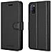 Custodia Compatibile Con Oppo A92 In Nero Carbone - Coperchio Protettiva Con Chiusura Magnetica, Funzione Stand E Tasca Per Le Carte - Foto miniatura 7