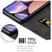 Custodia Compatibile Con Samsung Galaxy A10s In Oro Rosato Nero - Coperchio Protettiva Con Chiusura Magnetica, Funzione Stand E Tasca Per Le Carte - Foto miniatura 5