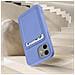 Cover Con Portacarte Per Iphone 12 / 12 Pro In Silicone Morbido Viola - Foto miniatura 3