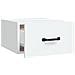 Comodino A Muro Bianco 35x35x20 Cm - Foto miniatura 5